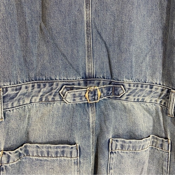 Sandrine Rose Denim Pat Jumpsuit NWT - Picture 5 of 7